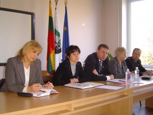Pagrindiniai nesuvaidinto vaidinimo veikėjai iš kairės: D. Butvydienė, I. Vasiljevienė, V. Pozingis, S. Skutulienė ir R. Steponkus.