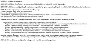 Konferencijos programa.