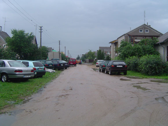 Karklų gatvė prieš rekonstrukciją.(silutesetazinios.lt archyvo nuotr.)
