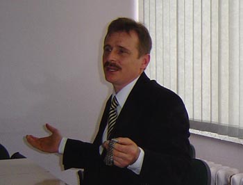 R. Rimkus už labai gerą tarnybinę veiklą neseniai buvo pakeltas pareigose. (Oresto Lidžiaus nuotr.)