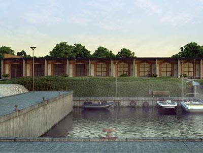 Loftų projektas „Amber Lofts“ Rusnėje. ('Concept Lofts' iliustracija)