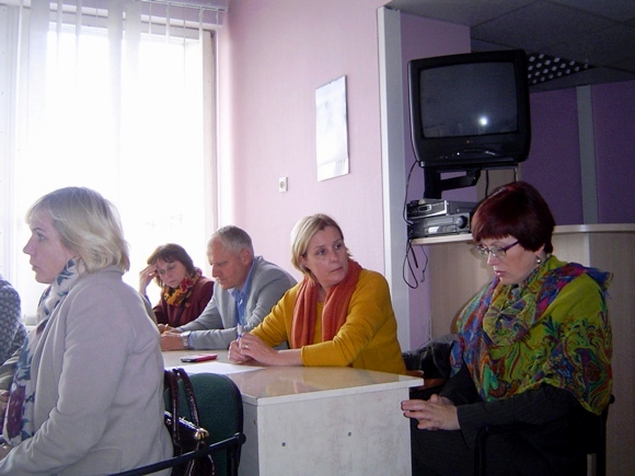 Šilutės NVO tarybai vadovaus A. Maigienė (antra iš dešinės). (Oresto Lidžiaus nuotr.)