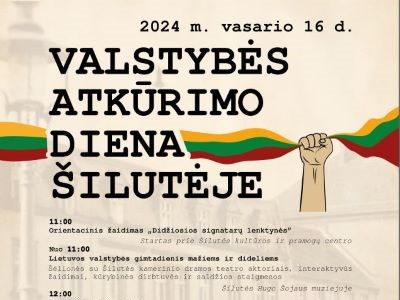 Organizatorių.